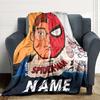 Custom Name "Venom Love Heart Theme" blanket for Couch & Bed, Plush Cozy Fuzzy Blanket Super Soft & Warm Blankets for Fall and Winter. 09084