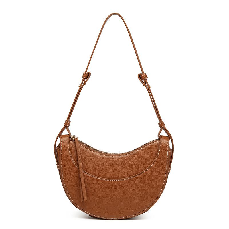 

New Bag Armpit Bag Messenger Bag Female коричневий