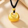 Little Fat Blessing Gold Pendant, Men's and Women's Necklace, Fashion New Style Versatile Couple Collarbone Chain