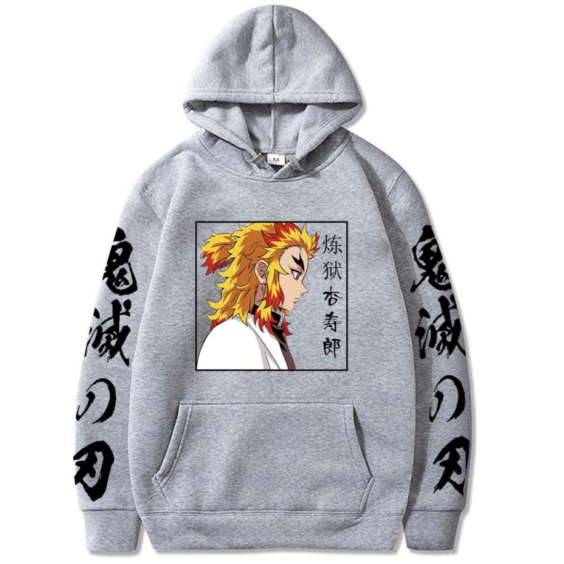 Rengoku Kyoujurou Printed Hoodie, Sweatshirt, and Hoodie for Ghost Slaying Blade Purgatory Xingshoulang