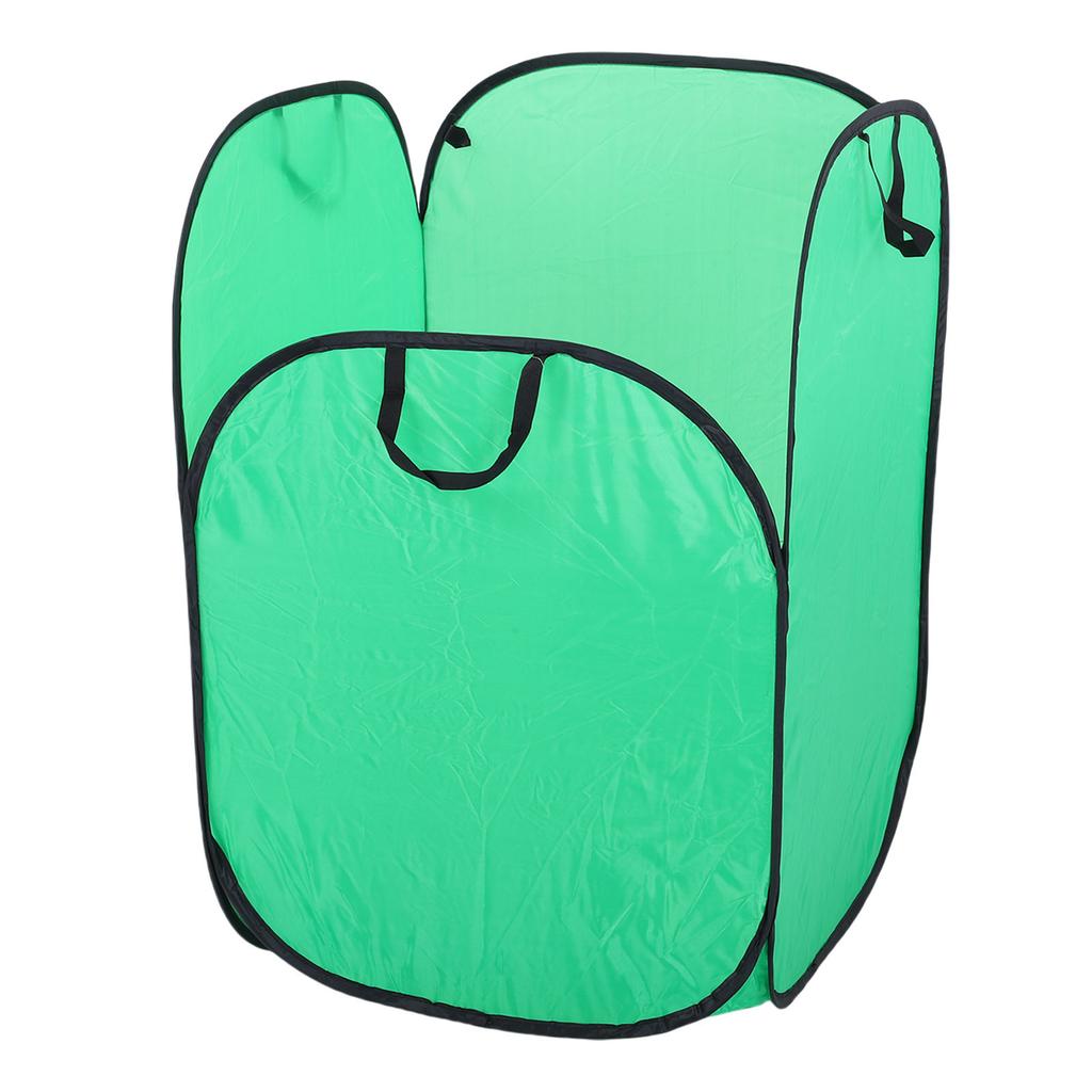 Tragbar   Aufsteh-Laubsammlerbeutel Faltbares Laubaufnahmegerät Wiederverwendbarer Hofgartenbeutel mit 4 Erdnägeln für Rasenabfall Grün 35,4x23,6x23,6in