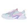 Li Ning Sapatos Esportivos Casuais Juvenis Tênis Infantil Roxo Aqua YKCR160-6