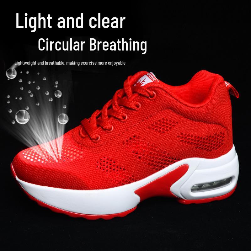 Women's 2020 Fly-Knit Height-Increasing Casual Sneakers