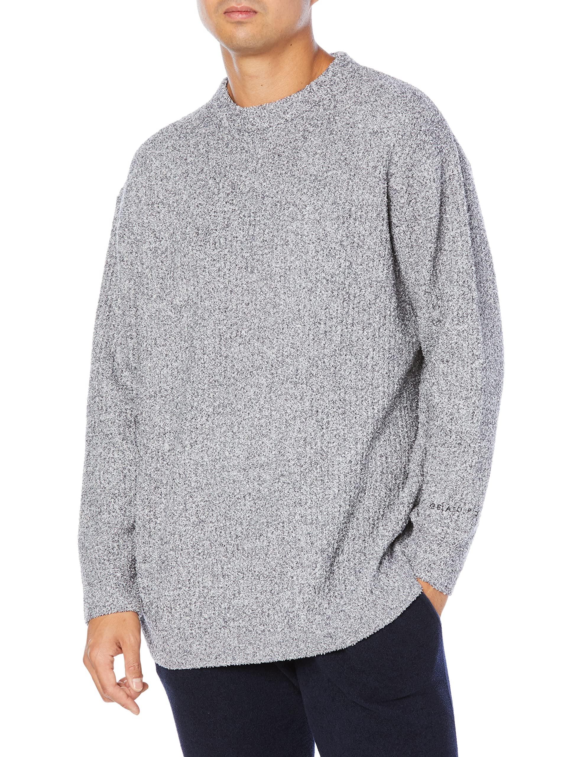 

HOMME Melange Hot Moco Pullover PMNT225909 NVY M [Gelato Pique] Men s