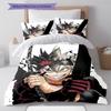 Anime Pattern Bedding Quilt Set Quilt Cover Pillowcase Home Decoration Birthday Gift (1 * Duvet Cover + 2 * Pillowcase, Without Core)