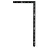 Shinwa Sokutei Sunday Carpenter, Black, 30 x 15 cm, Same scale on both sides, White markings, 12435