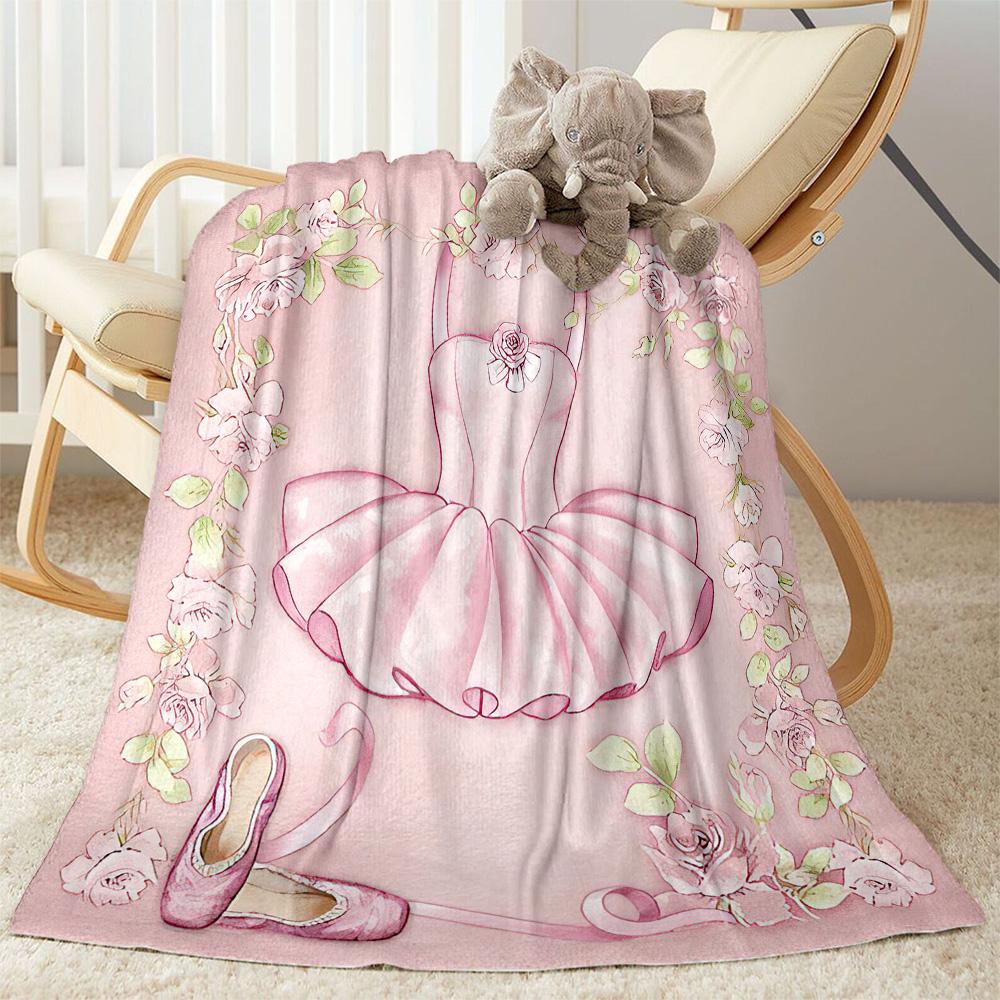 Pink Bunny In Flowers Blankets are suitable for living rooms,making them an ideal choice for outdoor travel and gifts.