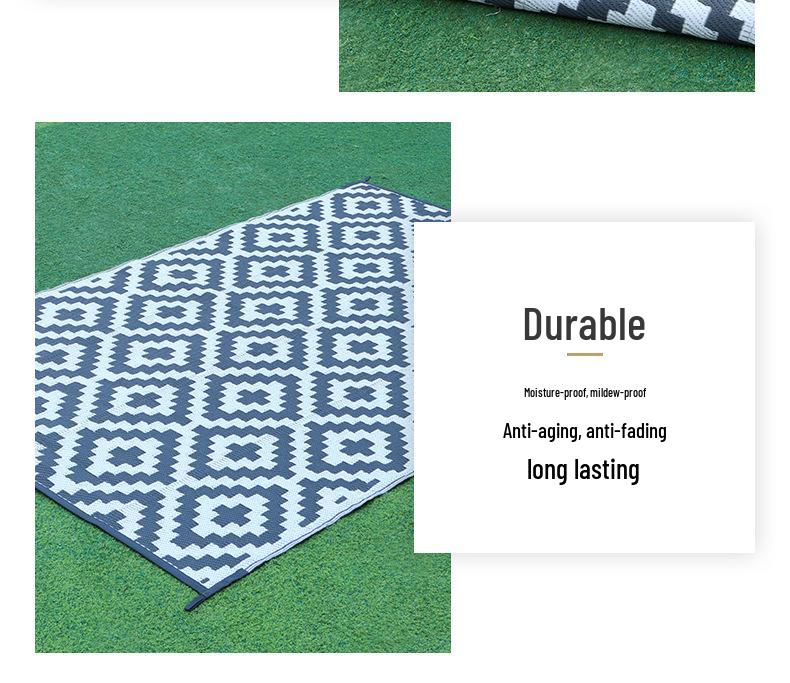 Popular Outdoor Awning Camping RV Mat - Woven PP Plastic for Garden, Lawn, Pool, Deck, and Porch