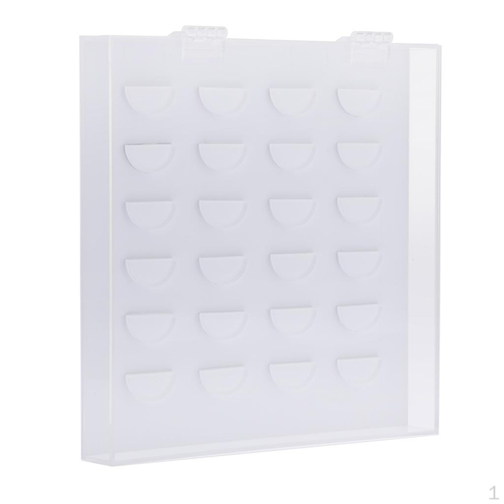 Elegant Acrylic Lashes Storage Organizer Box Makeup
