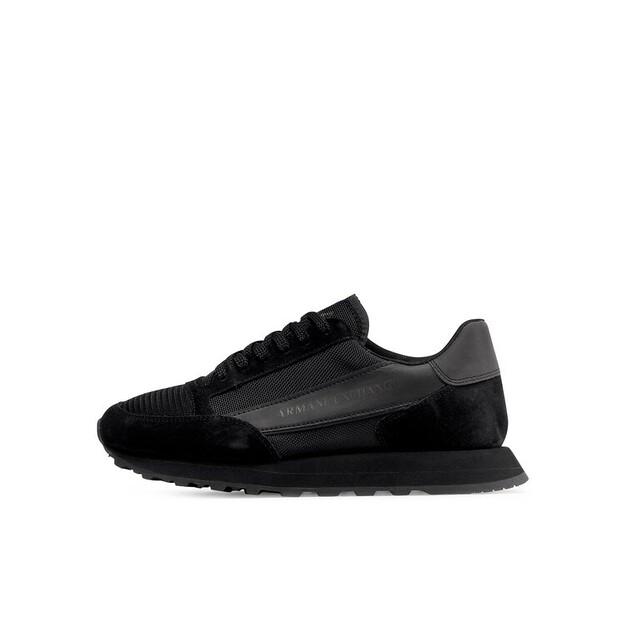 Мужские кроссовки Armani Exchange Xux083 xv263 k001 чёрные