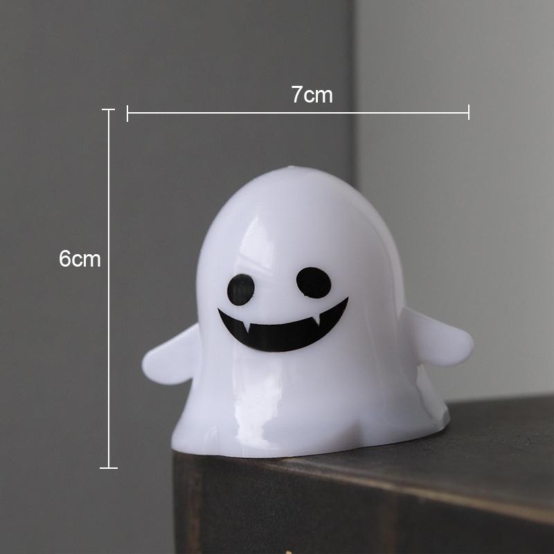 

Halloween Decor Ghost Lights Cute Expression LED Electron Candle Lights For Kid Toy Gift Halloween Party Ornaments Night Lights 1pc