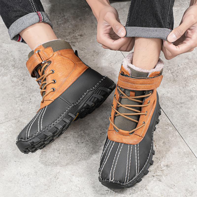 Men Boots High Quality Men's Motorcycle Boots Outdoor Men's Boots Hiking Shoes Fashion Sneakers