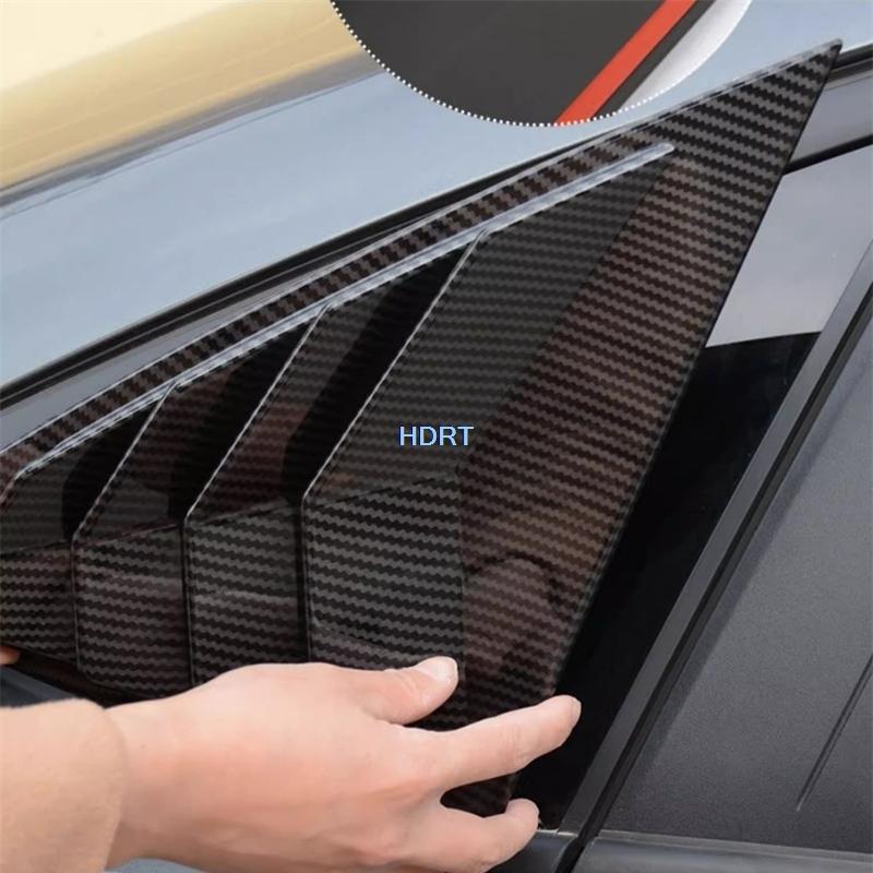 For Changan Lamore/Eado 3th  + Accessories Exterior Sticker Car Style Rear Triangle Side Window Blind Louver Cover Body Kit