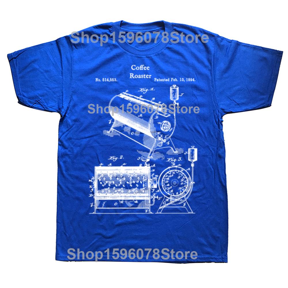 Funny Retro Coffee Roaster T Shirts Men Women Pure Cotton Humor Streetwear Tee Shirt Short Sleeve Unisex Bean Roasting Clothing