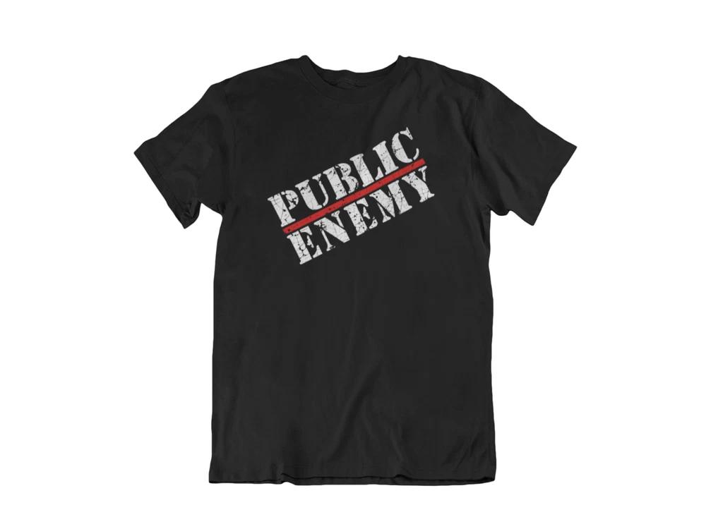 Public Enemy Black TShirt I cotton I HipHop music festival Tee gift for him XL