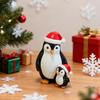 1 piece of Christmas parent-child penguin, creative Christmas/Thanksgiving gift, home decoration/garden bonsai decoration orname