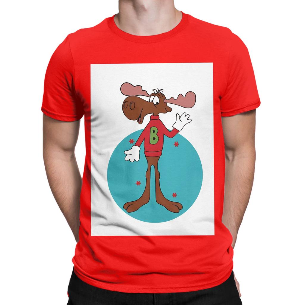 Quantum Leap Jimmy Funny Graphic 100 Cotton TShirt The Adventures of rRocky and Bullwinkle Tees Tops For Unisex