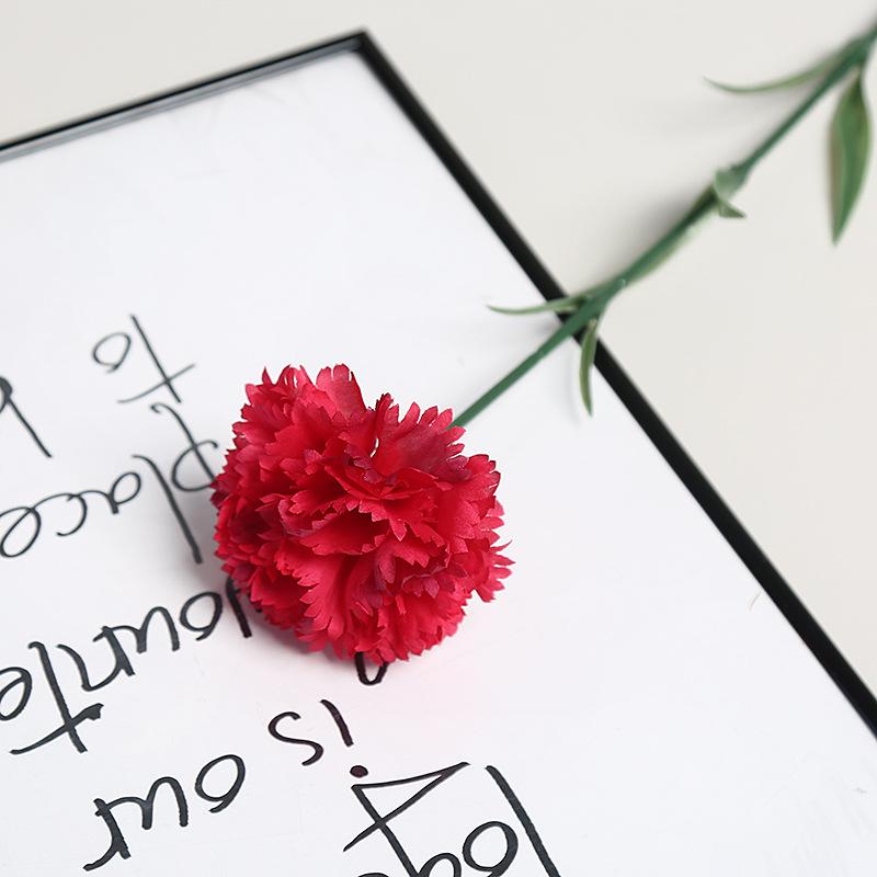 High-End Artificial Carnation Bouquet for Weddings and Home Decor