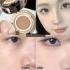 Qin Derdom Cushion Moisturizing suitable for dry skin Sweat and oil mousse pore coverage coverage Creates a look Glowing finish Refill included