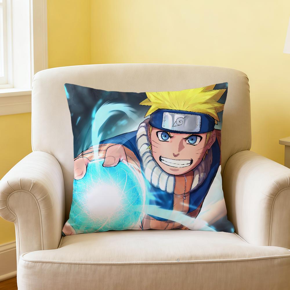 cushion Anime NNaruto cover Japan soft Comfortable Pillow Case manga for Sofa Living Room Home office Decor Protective Covers