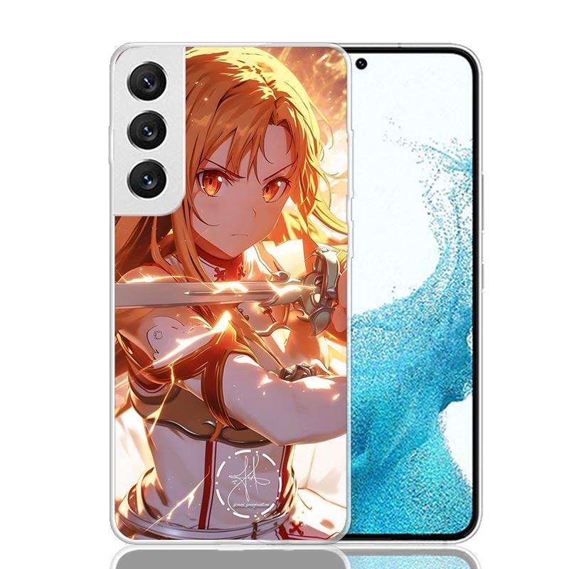 Sword Art Online Yuuki Asuna Phone Case For Samsung Galaxy S26 S25 Edge S24 S23 FE S22 Ultra S21 Plus S20 + Fundas Cover Coque G