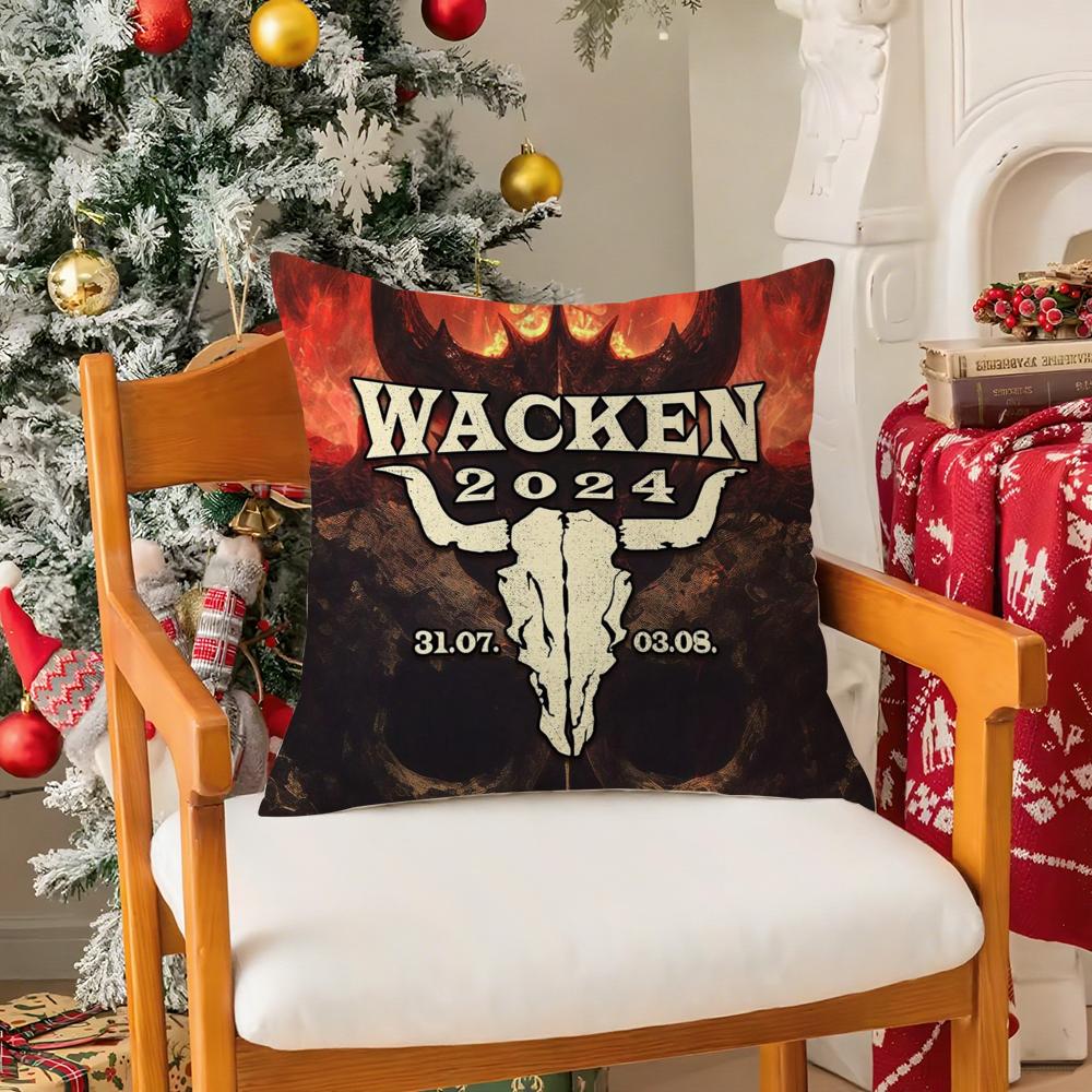 

HOT WWacken Open Airs Pillow Case Silky elegant Comfort Sofa Bed Invisible zipper 30cmx30cm