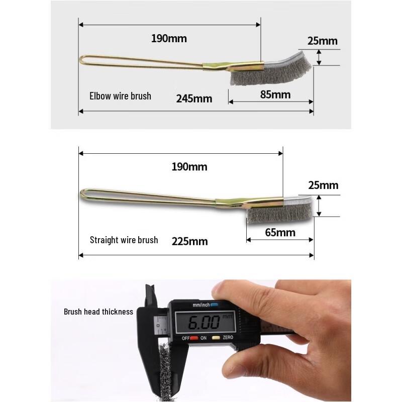 Industrial Wire Brush Set
