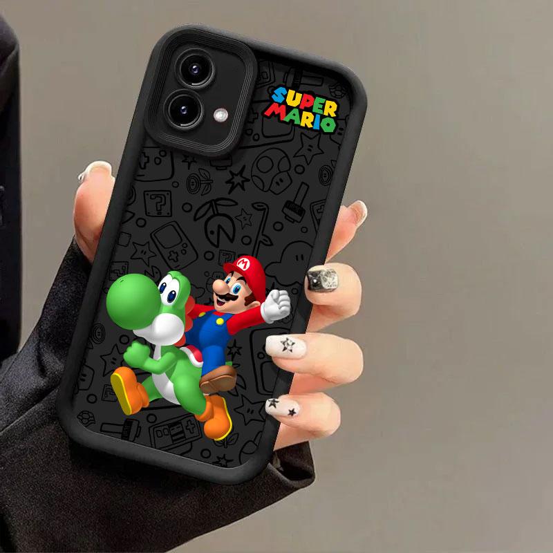 Super-Bros Phone Case for Marios Motorola Moto Edge 40NEO 50 Pro 60 Fusion G05 G14 G15 G24 G32 G35 G52 G53 G60 G75 G84 G85 Cover