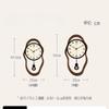 Restaurant Art Retro Wooden Wall Clock Modern Design Swingable Clock for Living Room Decoration Home Decor Silent Clock