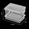 Habitat Box Ventilated Clear Enclosure Ventilation Holes Vented Tank for Desktop, Dorm Room, Office