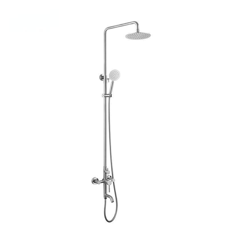 

Комплект для тропического душа из матовой нержавеющей стали 304, 8 дюймов, система, настенный, регулируемый душевой набор для ванной комнаты, душевая система для ванной комнаты