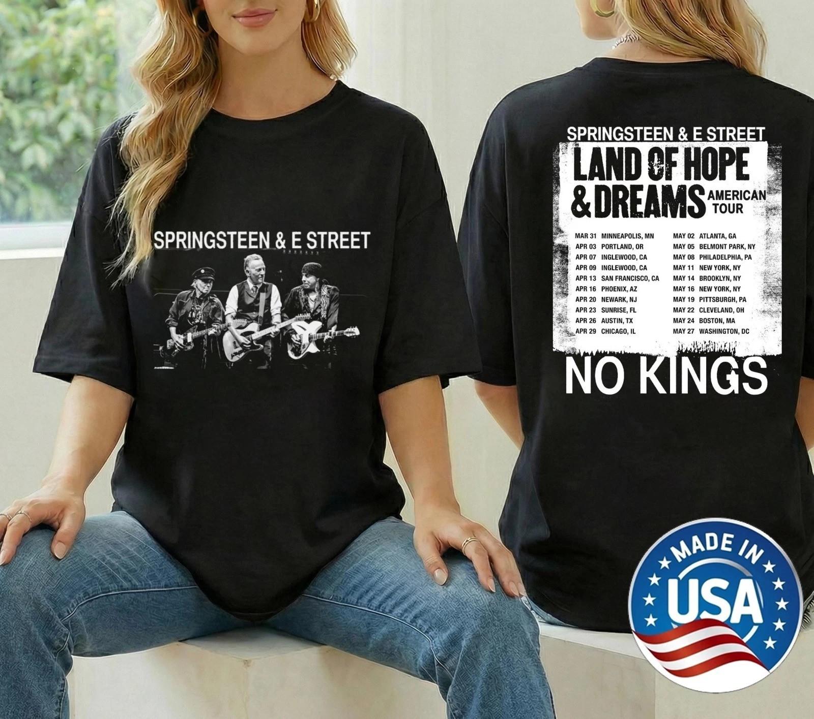 Bruce Springsteen Land of Hope & Dreams Tour 2026 T-Shirt PP3083 S