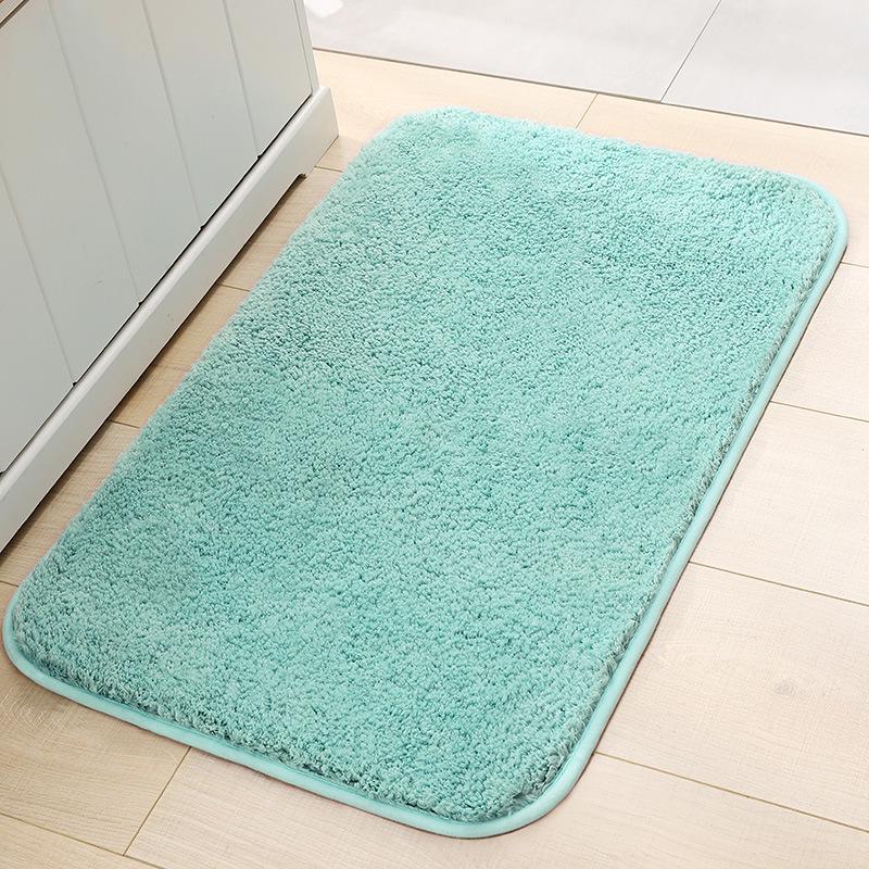 High-Pile Non-Slip Water-Absorbing Floor Mat for Kitchen & Bathroom