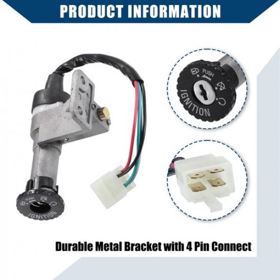 Ignition Key Switch Lock Assembly ONE  for GY6 49cc 50cc 125cc 150cc Model