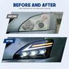 Modified LED Headlight Assembly with Sequential Turn Signals for 03-08 Lexus RX