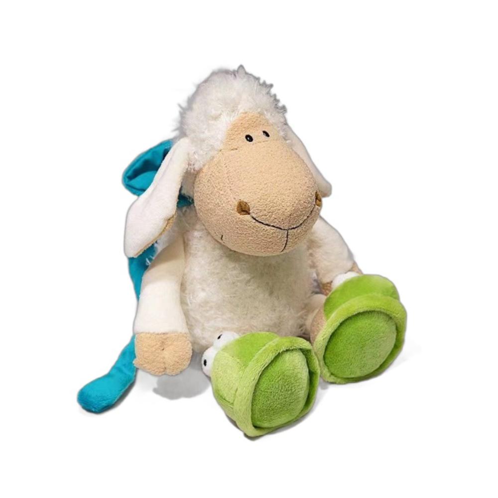 Кукла-ягненок Кукла-сонная овца Плюшевая игрушка Милая тряпичная кукла 25cm — фото 3