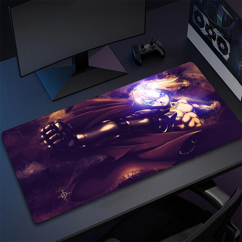 Xxl Large Anime Fullmetal Alchemist Mouse Pad 90x40 Speed Computer HD Desk Mat Cute Gaming Keyboard Mousepad Pc Gamer Complete