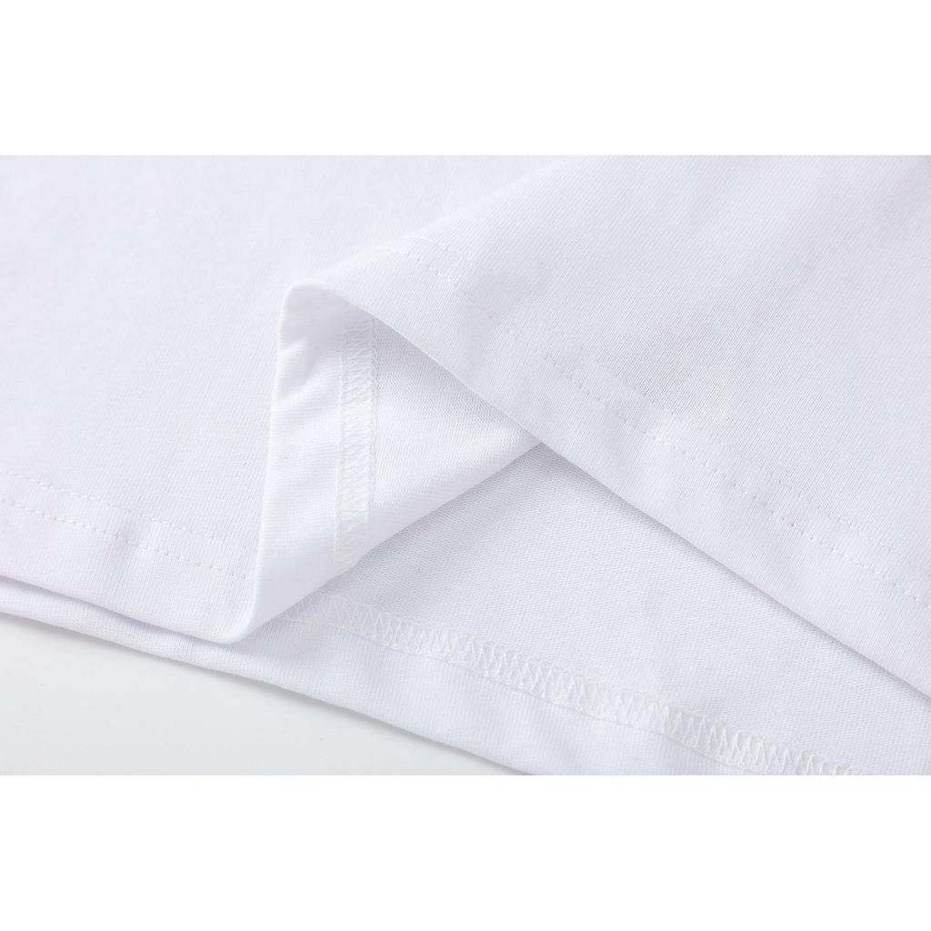 9056 Off-White Nowa Chmura Wzór Litery Strzałka Okrągły Dekolt Sweter Krótki Rękaw Koszulki Męskie i Damskie na Wiosnę i Lato 2025