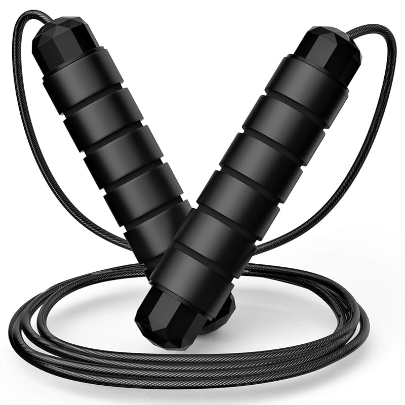 Cluoling Jump Rope, Training Rope, Fitness Jump Rope, Adjustable Length, Exercise, Fitness, Adults/Kids, Ergonomic Design, Burns Calories, Maintains