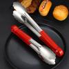 Stainless Steel BBQ Food Tongs Salad Bread Serving Clip Steak Barbecue Buffet Clamp for Home Kitchen Utensils