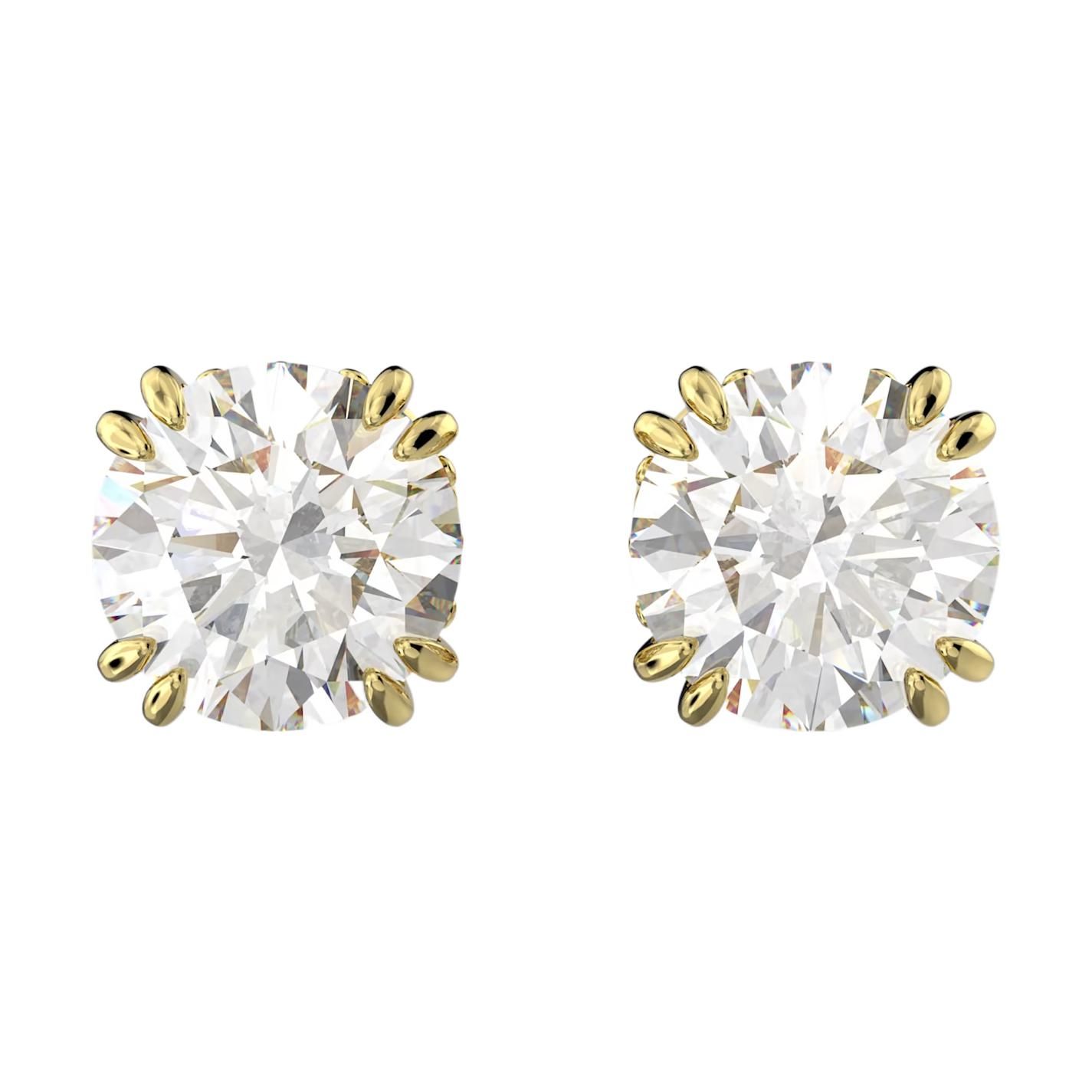 Swarovski Constella Earrings Round Cut Women earrings White 5642595 Box (Random Color)