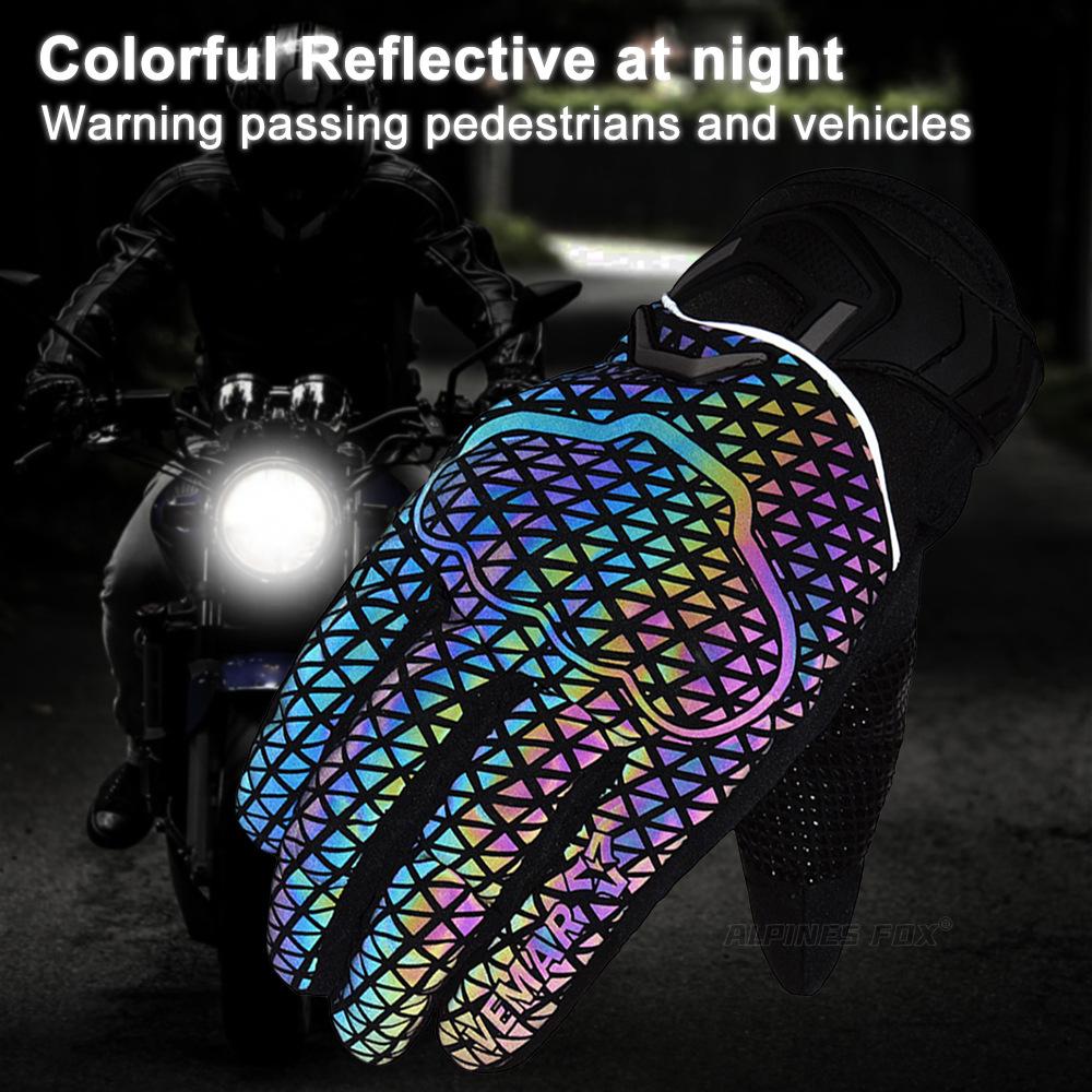 Motorcycle Gloves Autumn and Winter Reflective Gloves