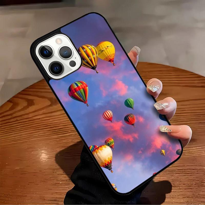 Hot Air Balloons Sunset Phone Case For iPhone 17 Air 16 15 14 13 12 11 Pro Max Max Plus Bumper Case Cover