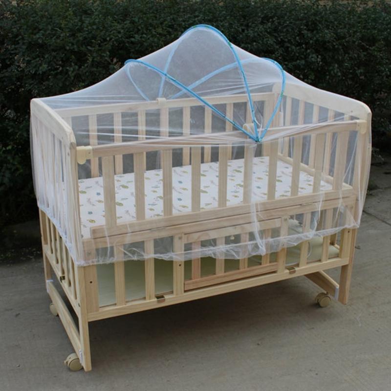 Portable Infant Bed Support Tent Travel Friendly & Easy to Use Baby Bed Netting Cotton Net Soft & Comfortable Bed Net