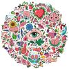 35pcs-70pcs Artistic Humor Stickers Cute Anatomy Teacher Reward Stickers DIY Stickers For Notebook Luggage Mobile Phone Cup DIY