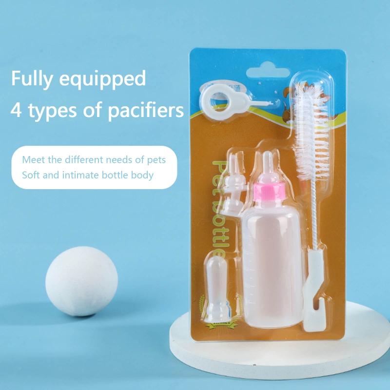 Pet Bottle for Nursing with 4 Different Types of Pacifiers Convenient to Use X3UC