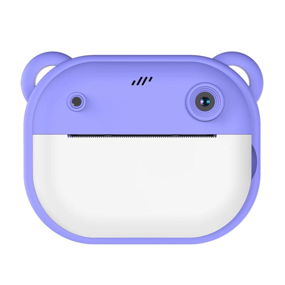 

Kids Mini Instant Print Camera 2.0Inch IPS Screen Child Camera 24MP HD 1080P Video Selfie Video Camera for Girls Boys Aged 3-12 зелений