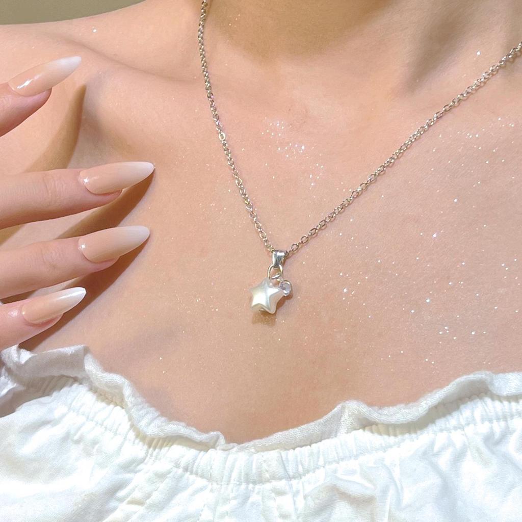 Liquid Lava Moon Star Pendant Necklace & Sweet Spicy Girl Earrings – European & American Style