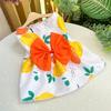 Pet Clothes Dress Spring and Summer Comfortable Breathable Sweet Small Dog Medium Dog Clothing