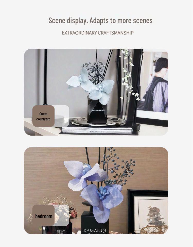 Fireless Aroma Diffuser: Long-Lasting Home Fragrance, Ideal for Bedroom, Bathroom, Lazy Weekend, and Decorative Dried Flower Displays